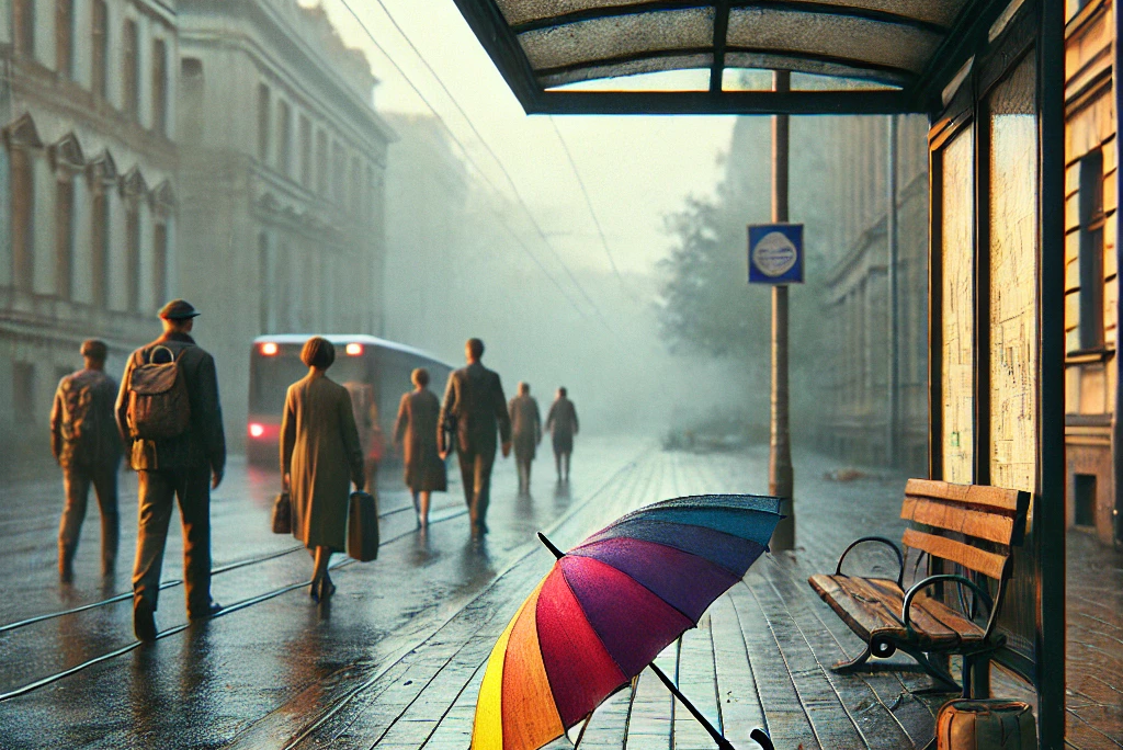 Der vergessene Regenschirm